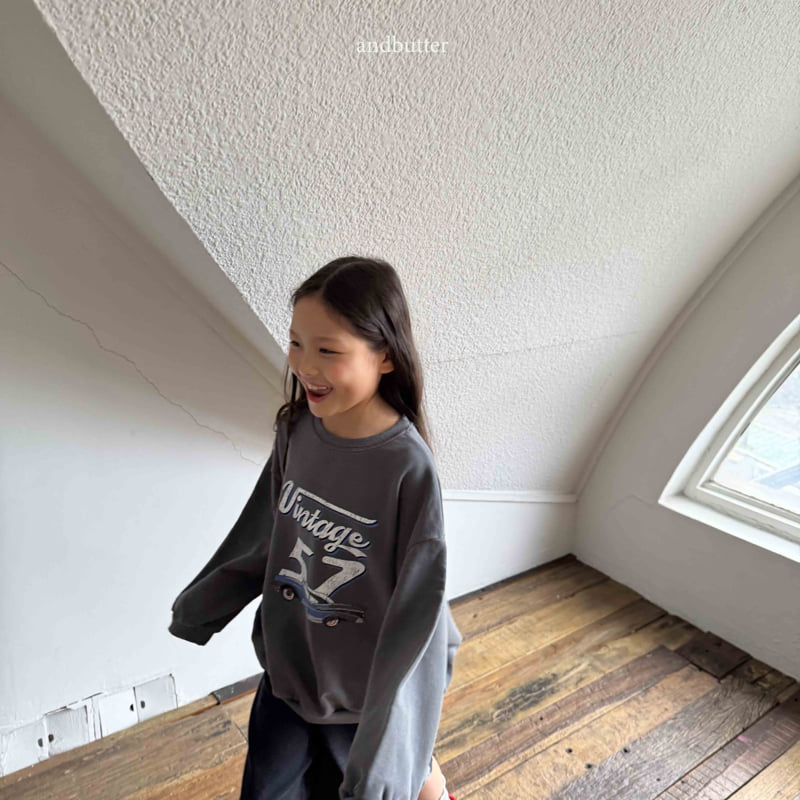 Andbutter - Korean Children Fashion - #discoveringself - Carrot Retro Sweatshirt - 8