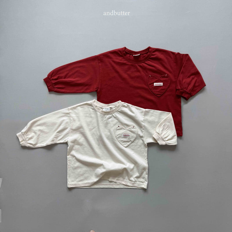 Andbutter - Korean Children Fashion - #fashionkids - Love Foam Tee