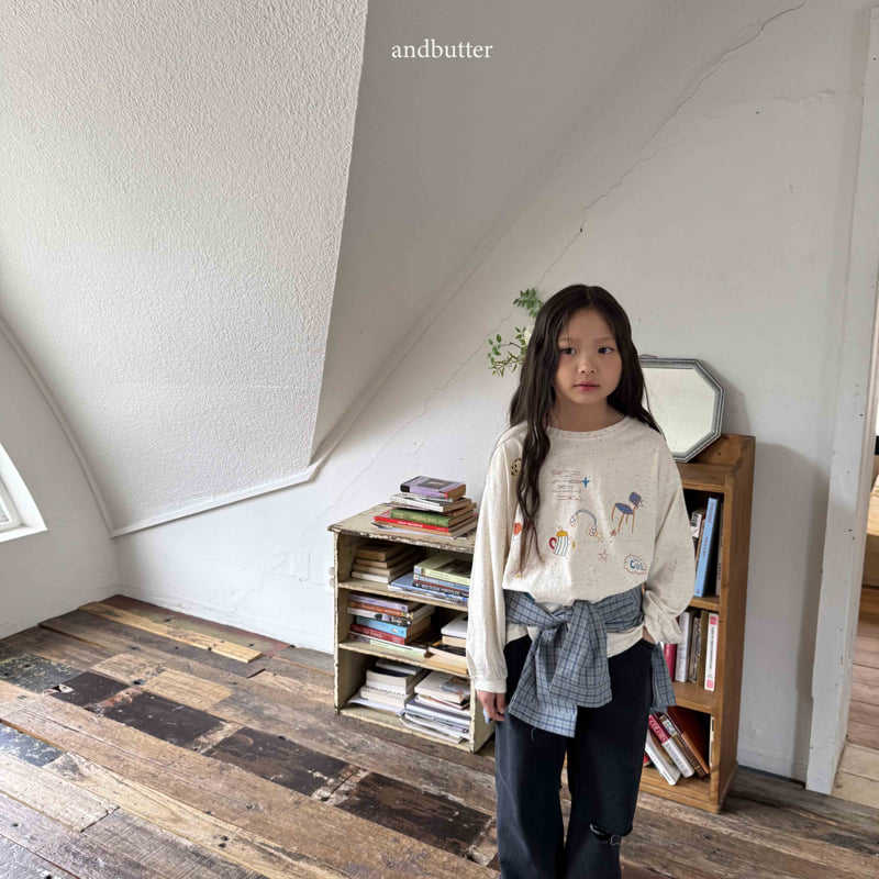 Andbutter - Korean Children Fashion - #fashionkids - Sketch Tee - 9