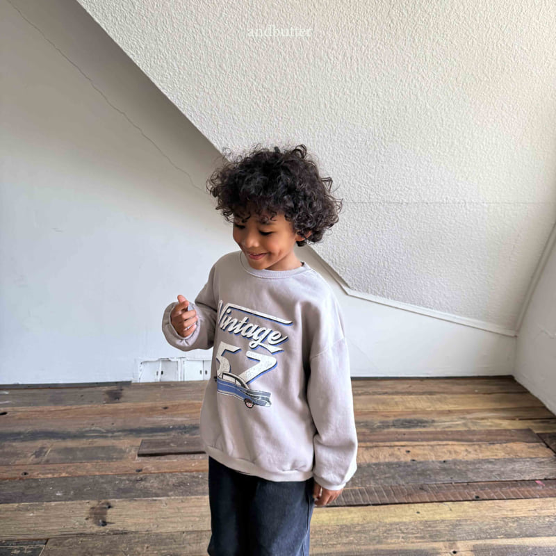 Andbutter - Korean Children Fashion - #fashionkids - Carrot Retro Sweatshirt - 9