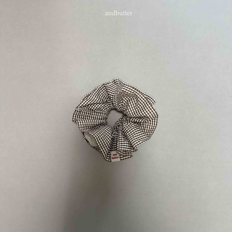 Andbutter - Korean Children Fashion - #kidsshorts - Check Sand Scrunchie - 8