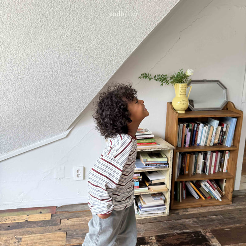 Andbutter - Korean Children Fashion - #kidsshorts - Next Stripe Tee - 5
