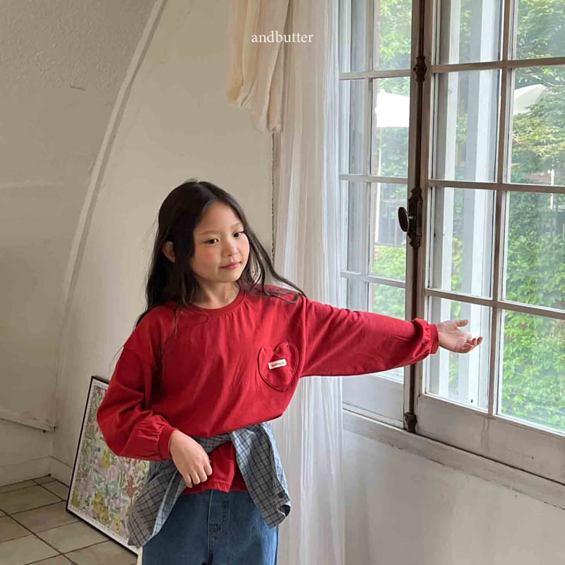 Andbutter - Korean Children Fashion - #kidsstore - Love Foam Tee - 3