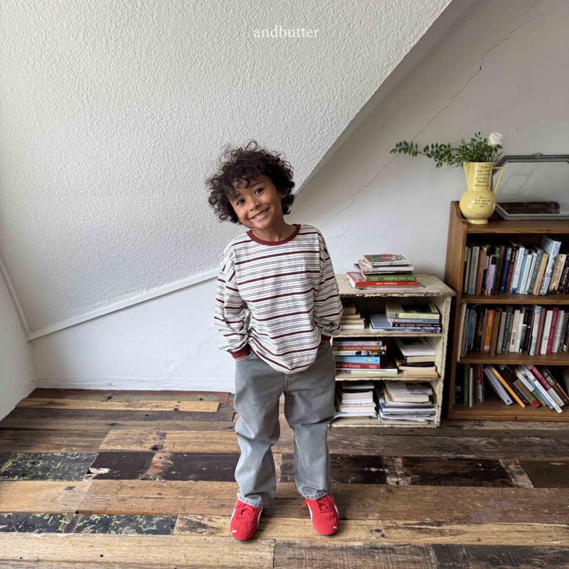 Andbutter - Korean Children Fashion - #kidsstore - Next Stripe Tee - 6