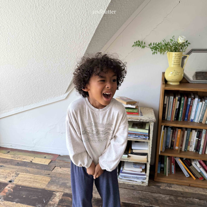 Andbutter - Korean Children Fashion - #kidsshorts - Nature Sweatshirt - 4