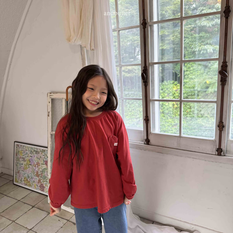 Andbutter - Korean Children Fashion - #kidsstore - Love Foam Tee - 4