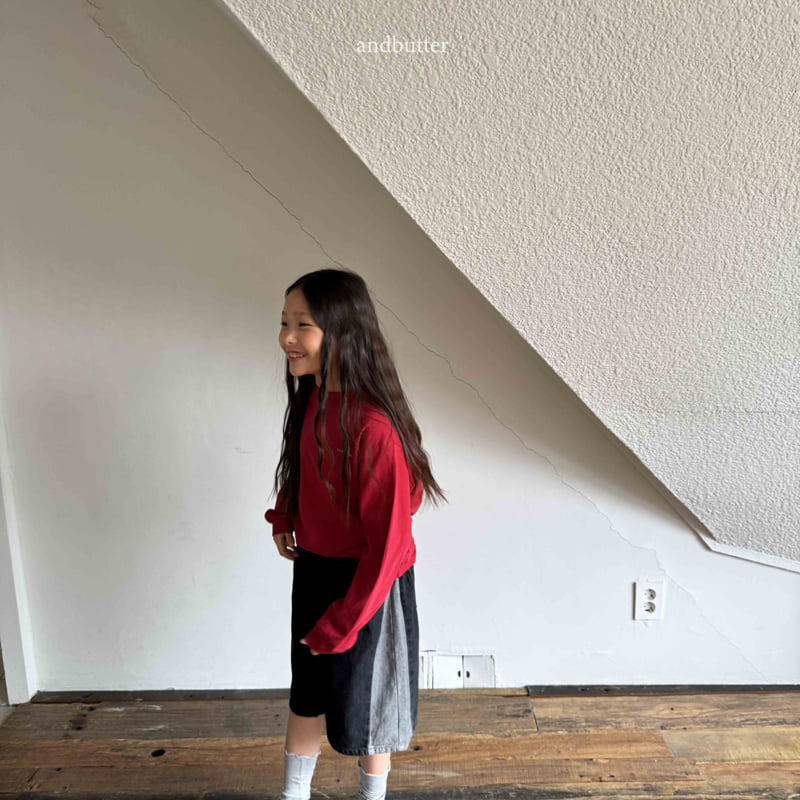 Andbutter - Korean Children Fashion - #kidzfashiontrend - About Half-neck Tee - 12