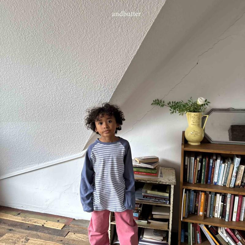 Andbutter - Korean Children Fashion - #kidzfashiontrend - Soft Mix Raglan Tee - 9