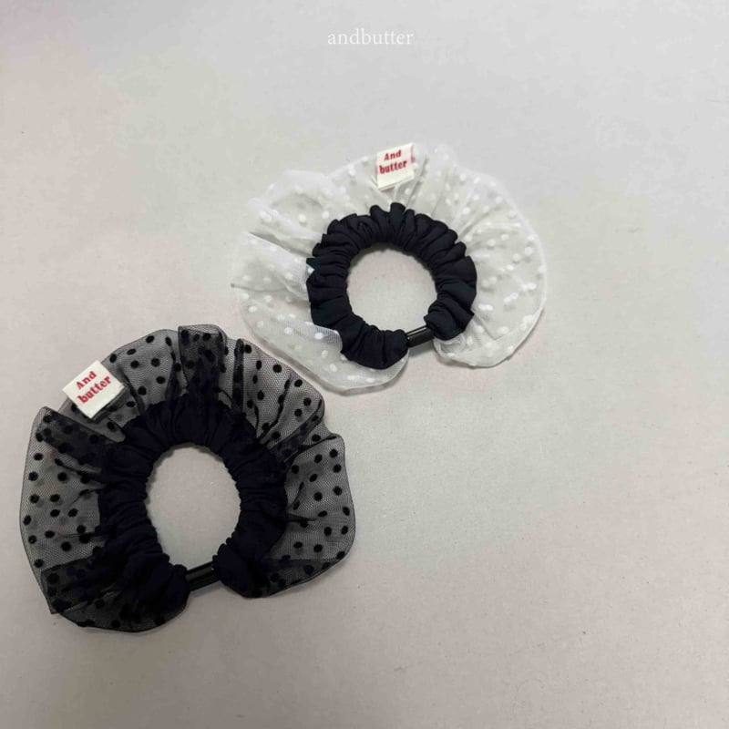 Andbutter - Korean Children Fashion - #littlefashionista - Mini Lace Scrunchie - 2