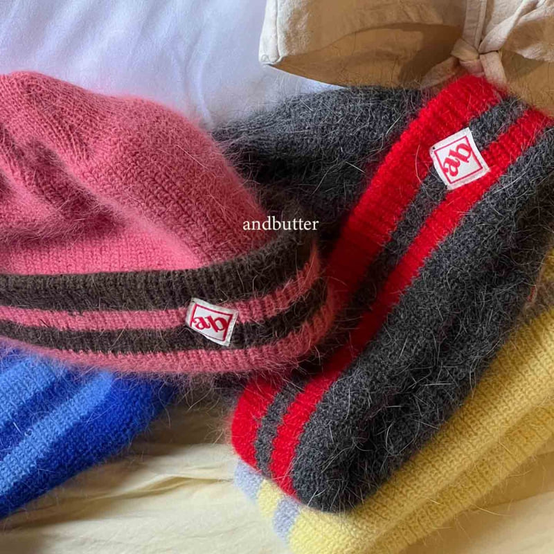 Andbutter - Korean Children Fashion - #littlefashionista - Mixed Angora Beanie - 12