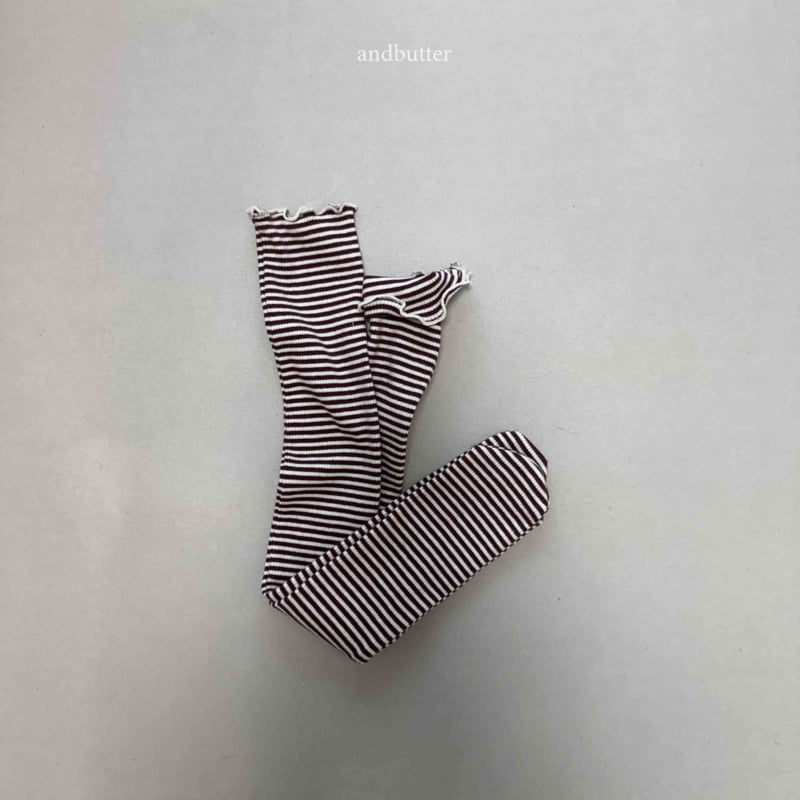 Andbutter - Korean Children Fashion - #littlefashionista - Flow Stripe Socks - 6