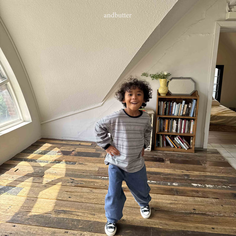 Andbutter - Korean Children Fashion - #littlefashionista - Next Stripe Tee - 9