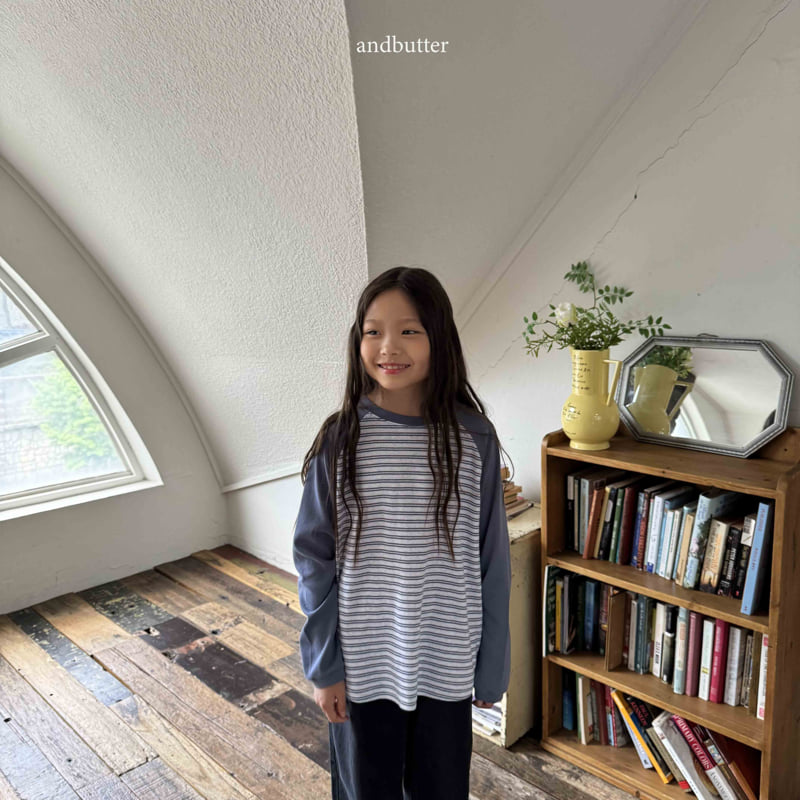 Andbutter - Korean Children Fashion - #littlefashionista - Soft Mix Raglan Tee - 11