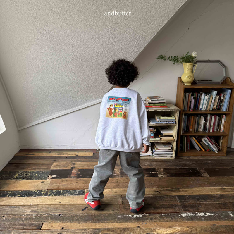 Andbutter - Korean Children Fashion - #littlefashionista - Cartoon Sweatshirt - 9