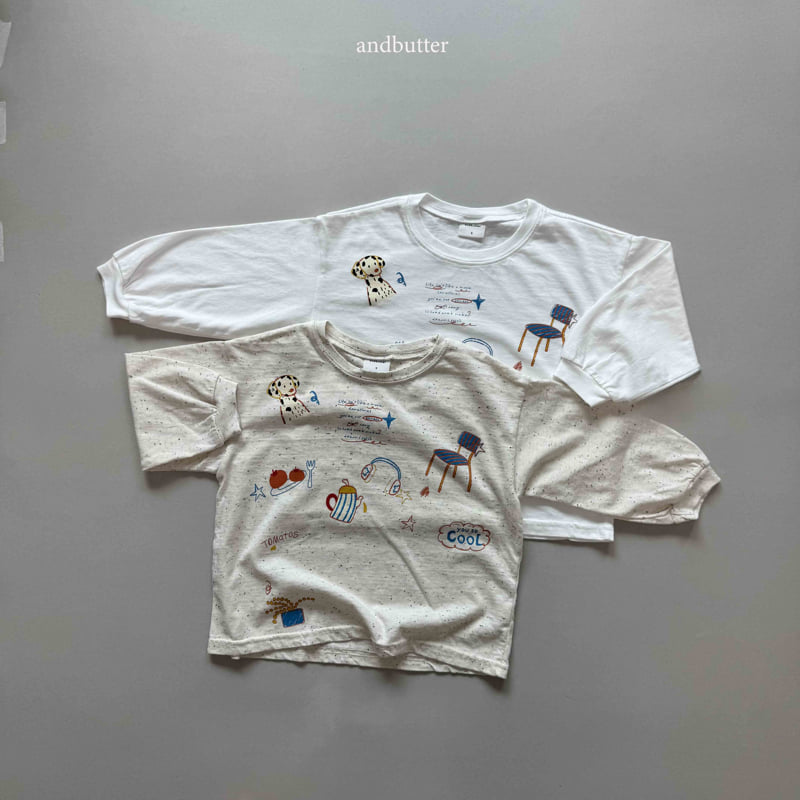Andbutter - Korean Children Fashion - #magicofchildhood - Sketch Tee