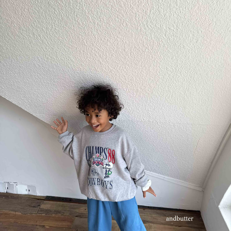 Andbutter - Korean Children Fashion - #magicofchildhood - Champ Sweatshirt - 6