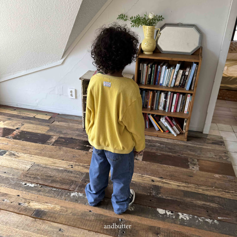 Andbutter - Korean Children Fashion - #magicofchildhood - Cross X Denim Pants - 5