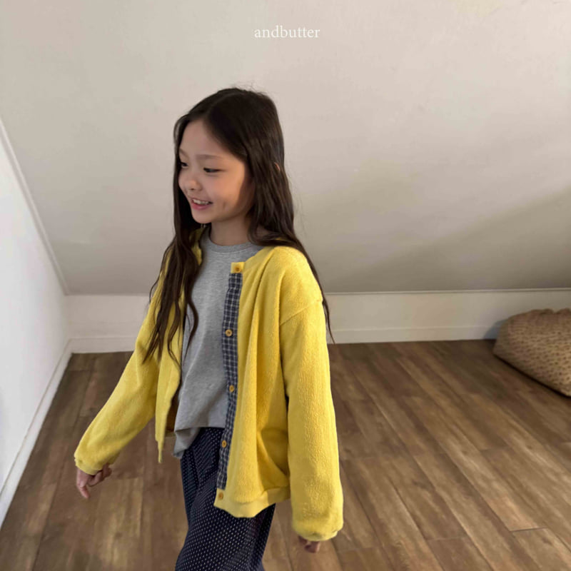 Andbutter - Korean Children Fashion - #magicofchildhood - Posy Check Cardigan - 5
