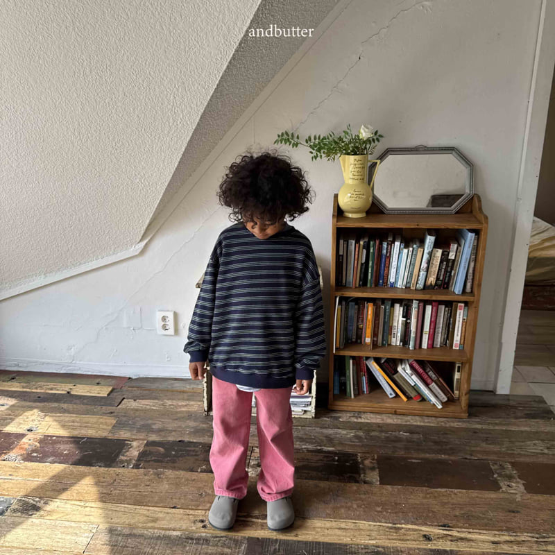 Andbutter - Korean Children Fashion - #magicofchildhood - Pigment Classic Denim Pants - 11