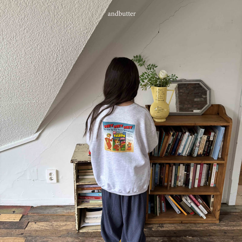 Andbutter - Korean Children Fashion - #magicofchildhood - Cartoon Sweatshirt - 10