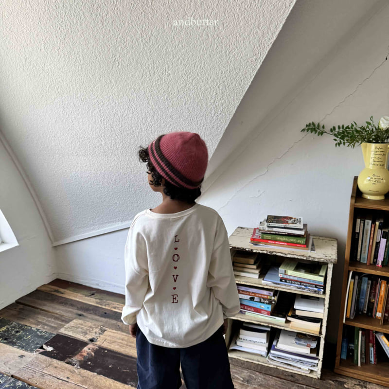 Andbutter - Korean Children Fashion - #magicofchildhood - Love Tape Tee - 9