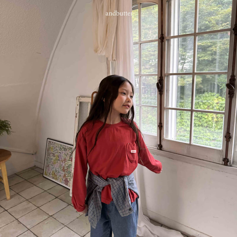 Andbutter - Korean Children Fashion - #minifashionista - Love Foam Tee - 8