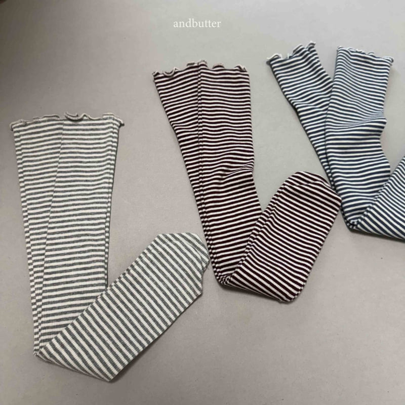 Andbutter - Korean Children Fashion - #minifashionista - Flow Stripe Socks - 8
