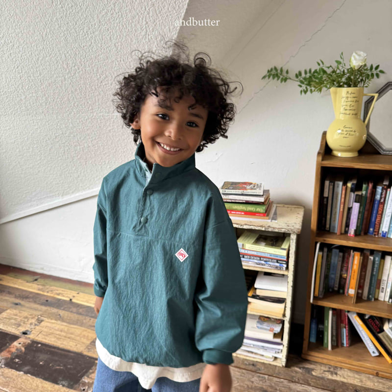 Andbutter - Korean Children Fashion - #minifashionista - Checkers Anorak