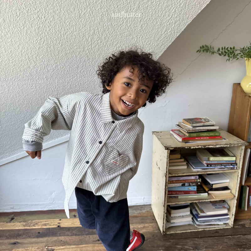 Andbutter - Korean Children Fashion - #prettylittlegirls - Love Line Shirt - 7