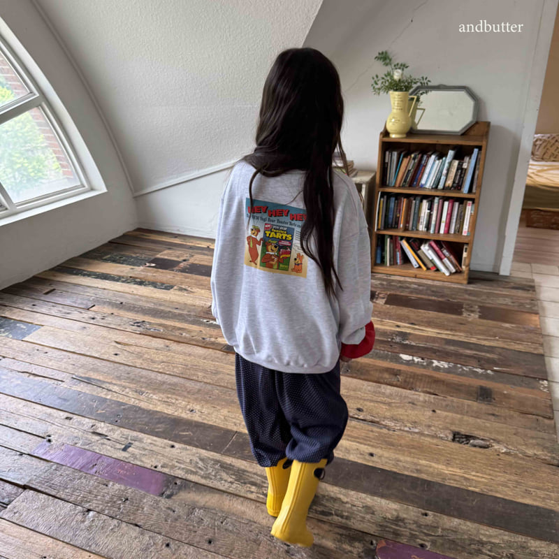 Andbutter - Korean Children Fashion - #prettylittlegirls - Cartoon Sweatshirt - 12