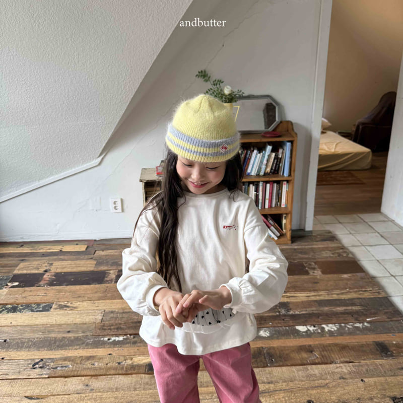 Andbutter - Korean Children Fashion - #prettylittlegirls - Love Tape Tee - 11