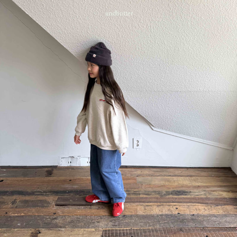 Andbutter - Korean Children Fashion - #stylishchildhood - Cross X Denim Pants - 10