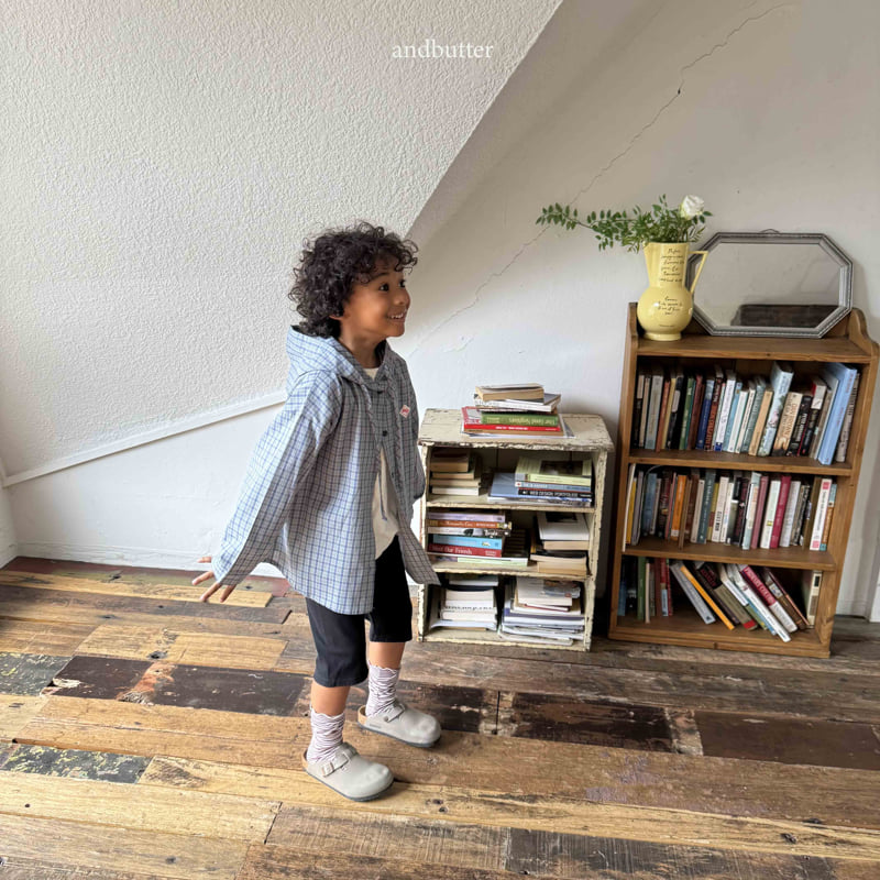 Andbutter - Korean Children Fashion - #stylishchildhood - Camp Hood Shirt - 6