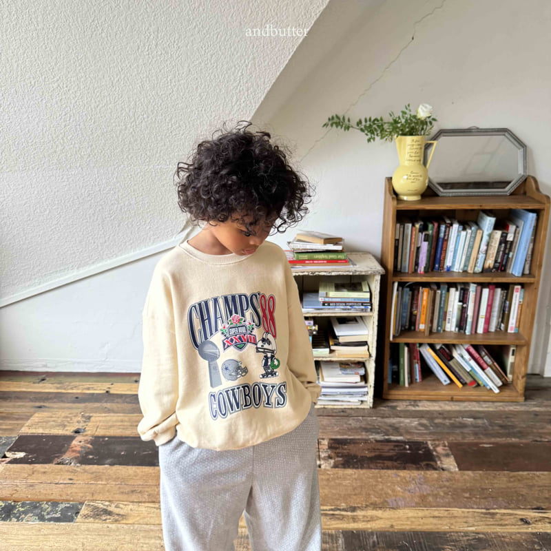 Andbutter - Korean Children Fashion - #todddlerfashion - Champ Sweatshirt - 9
