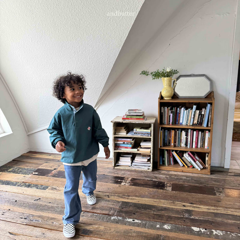 Andbutter - Korean Children Fashion - #todddlerfashion - Checkers Anorak - 4