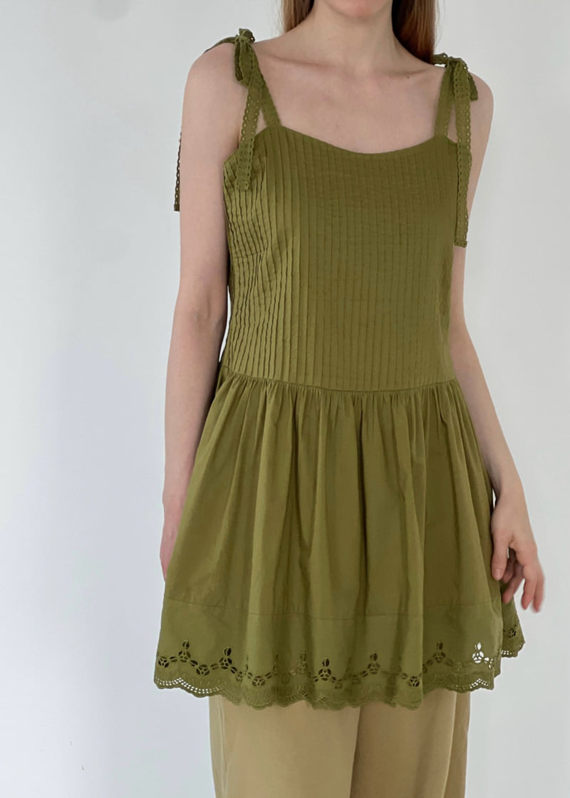 Another Avenue - Korean Women Fashion - #momslook - Pintuck Mini One-piece - 9