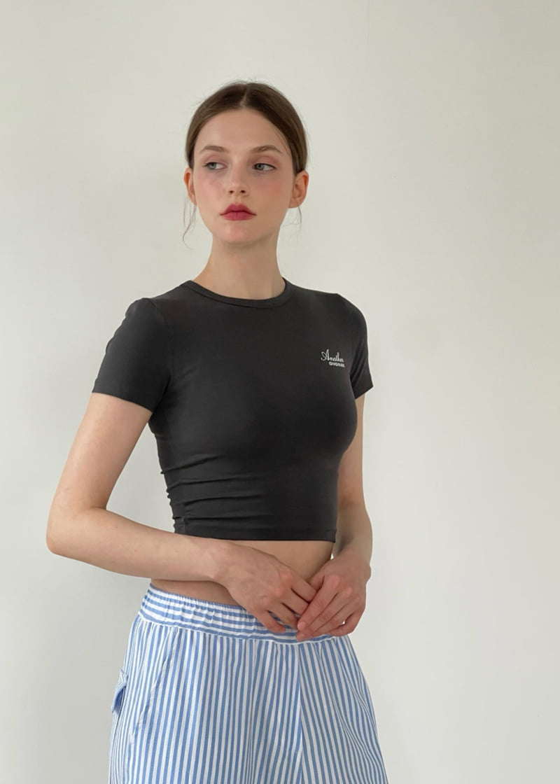 Another Avenue - Korean Women Fashion - #momslook - Daily Crop Tee - 6