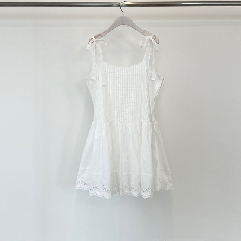 Another Avenue - Korean Women Fashion - #romanticstyle - Pintuck Mini One-piece - 3