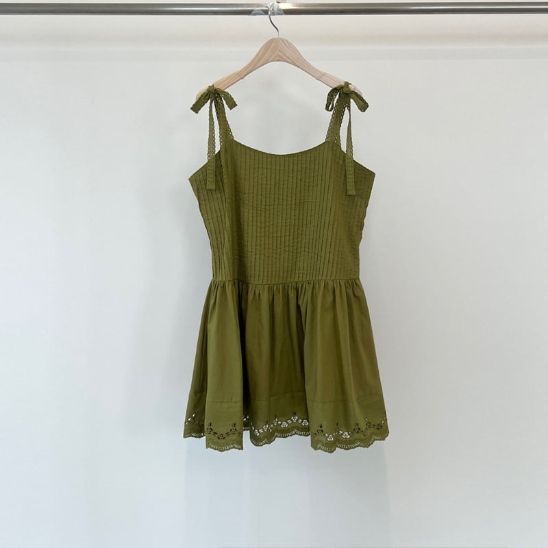 Another Avenue - Korean Women Fashion - #romanticstyle - Pintuck Mini One-piece - 4