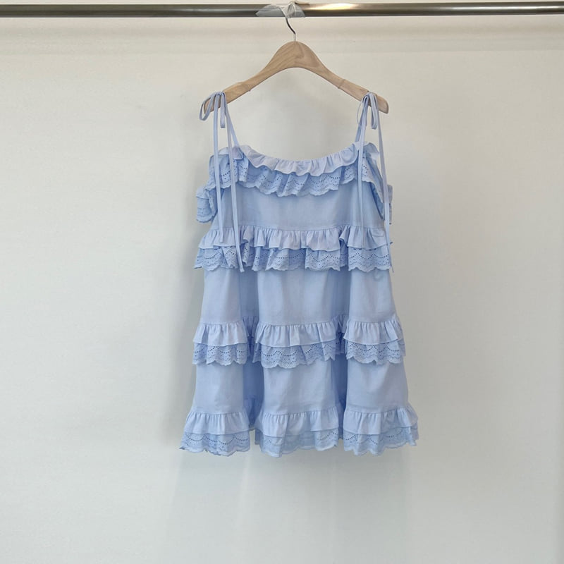 Another Avenue - Korean Women Fashion - #shopsmall - Tiered Mini One-piece - 4