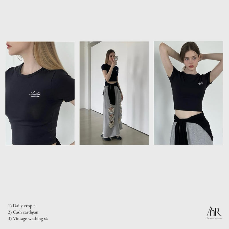Another Avenue - Korean Women Fashion - #thelittlethings - Daily Crop Tee - 3