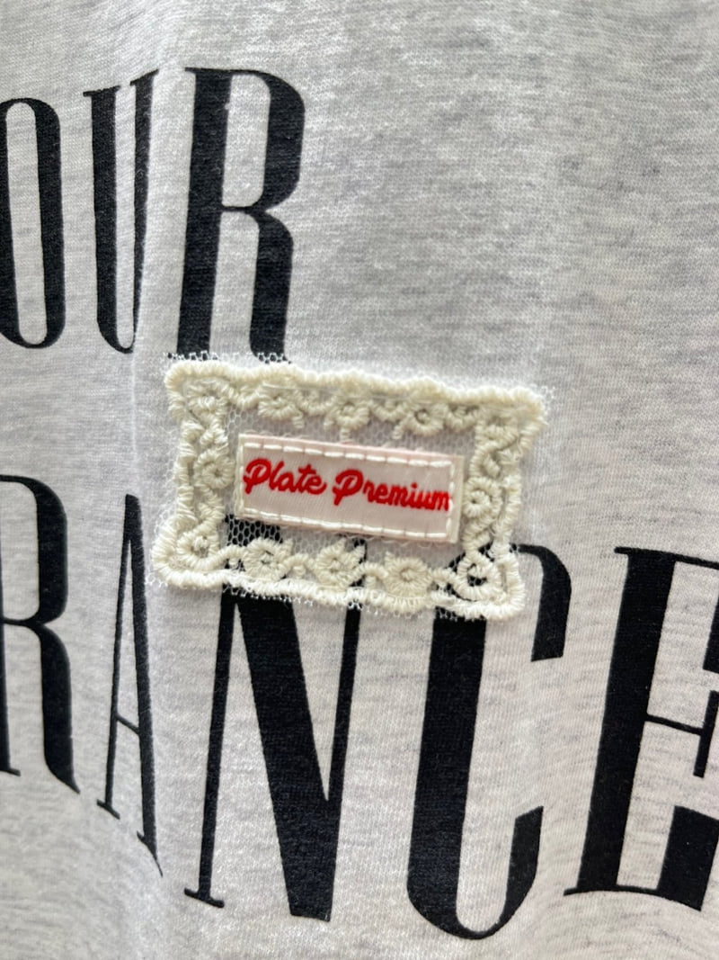 Another Plan - Korean Women Fashion - #momslook - France Label Tee - 10
