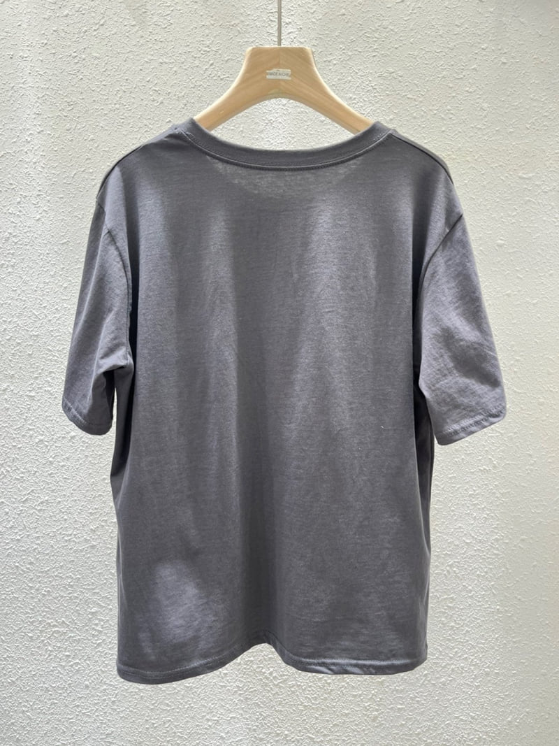 Another Plan - Korean Women Fashion - #momslook - France Label Tee - 6
