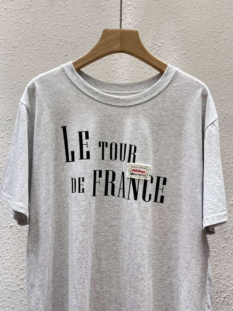 Another Plan - Korean Women Fashion - #momslook - France Label Tee - 8