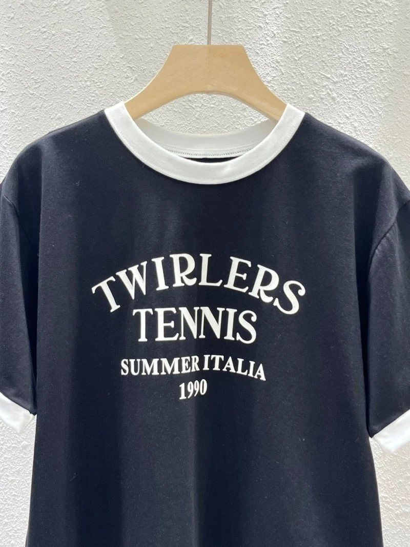 Another Plan - Korean Women Fashion - #momslook - Tennis Tee - 7