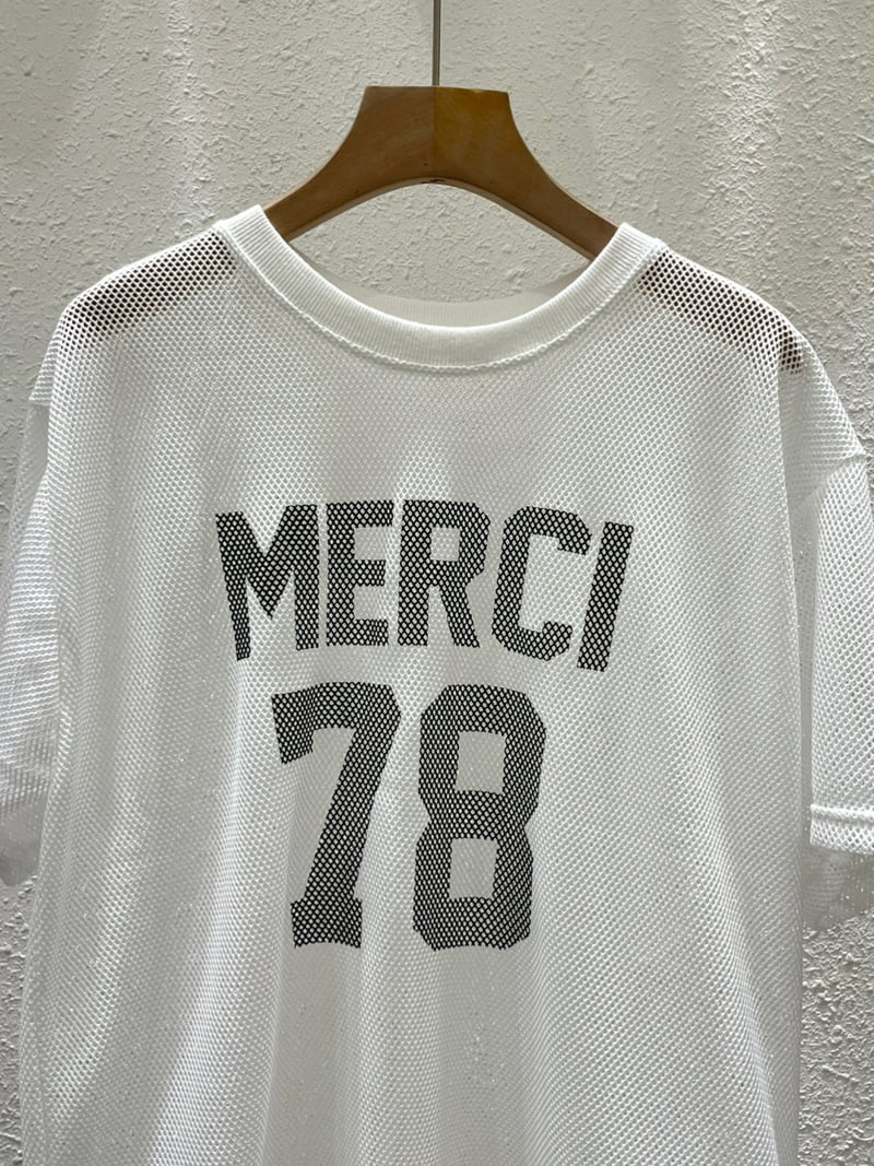 Another Plan - Korean Women Fashion - #momslook - Merci Mesh Tee - 2