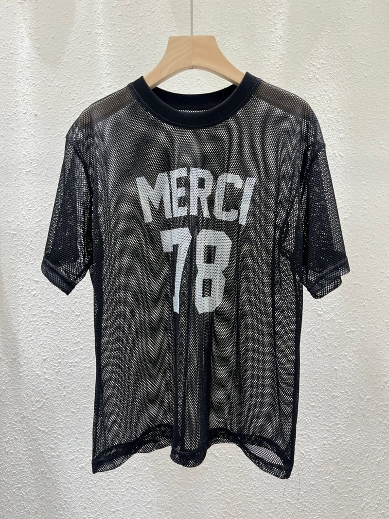 Another Plan - Korean Women Fashion - #momslook - Merci Mesh Tee - 6