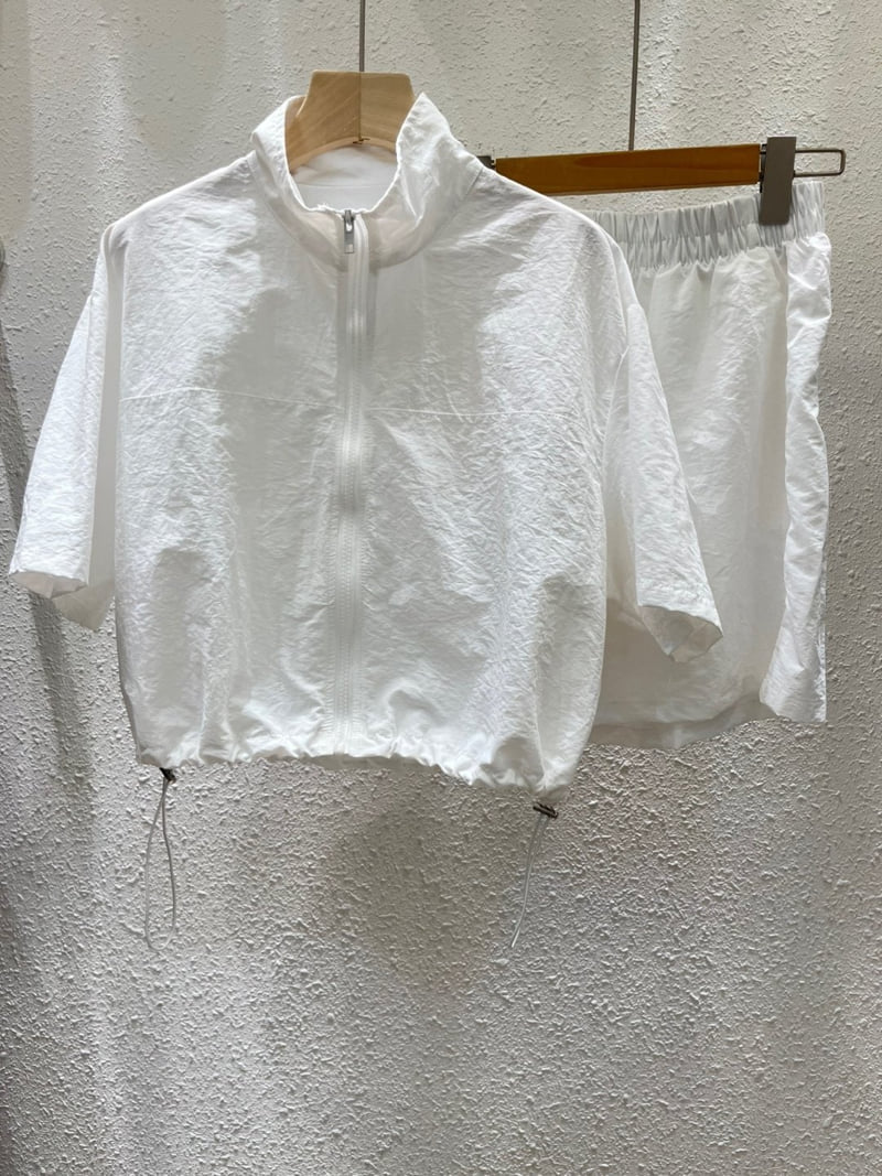 Another Plan - Korean Women Fashion - #momslook - 2001 Summer Windbreaker Set