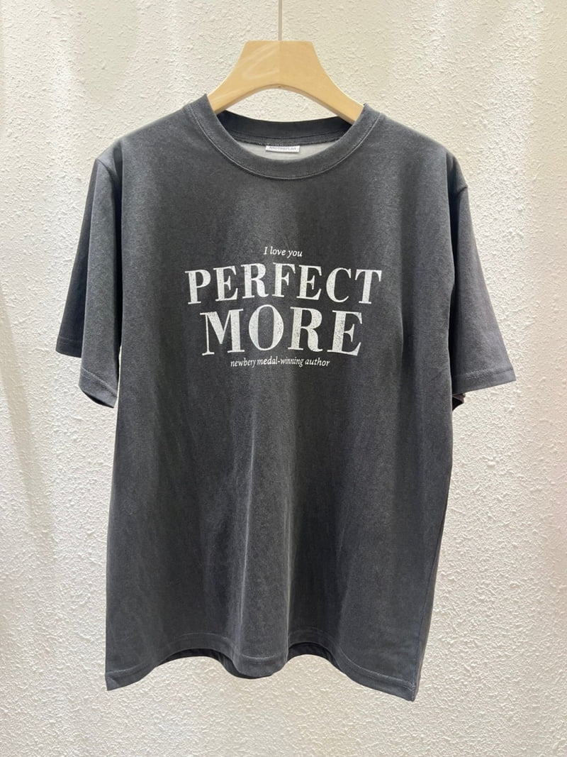 Another Plan - Korean Women Fashion - #momslook - Pig Silver More Tee
