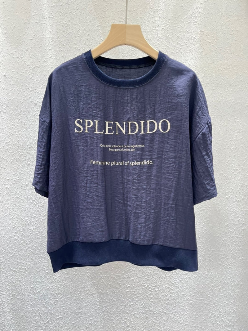 Another Plan - Korean Women Fashion - #momslook - Split Linen Tee - 8